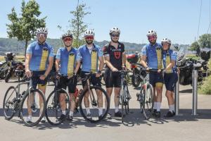 20250629 la course cyclo sportive de la Favorite 22ème édition: Dèpart à la Salle des Isles à Yverdon  Dimanche 29 juin 2025 Copyrigth Champi
